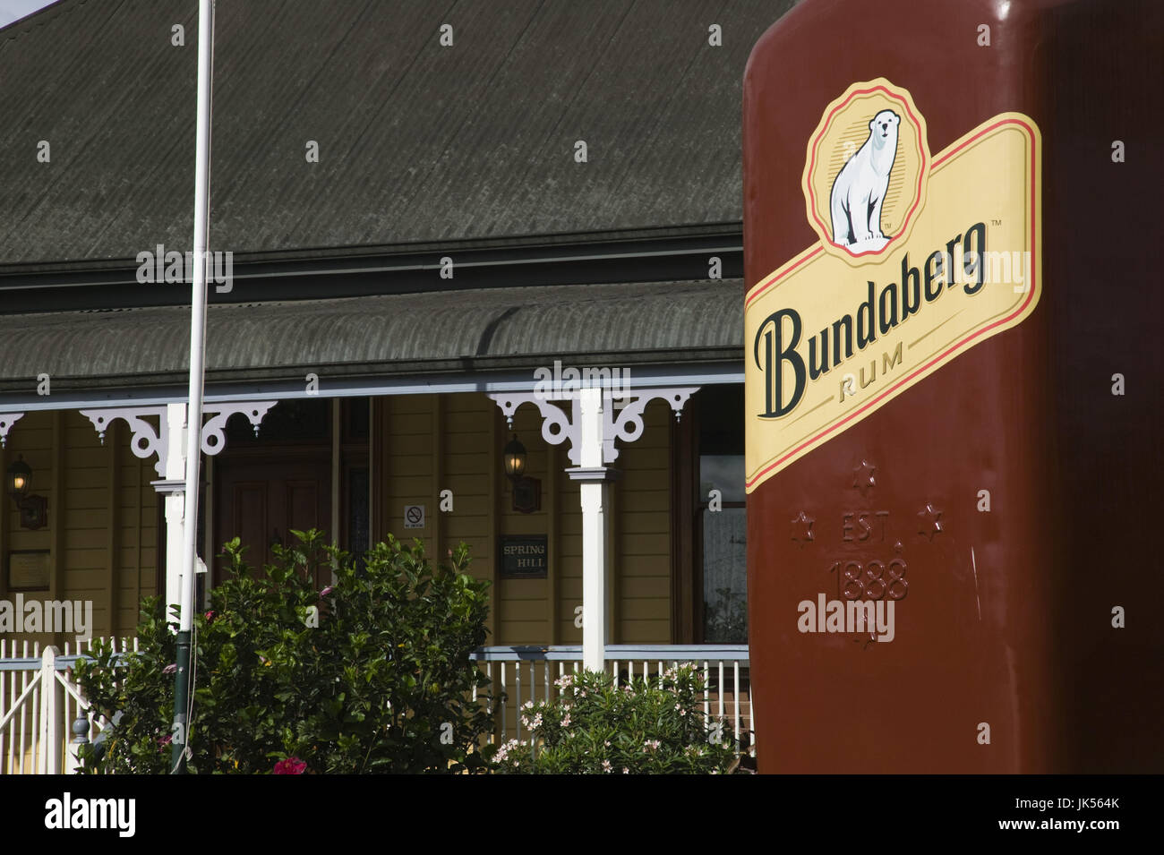 L'Australie, Queensland, Fraser Coast, Bundaberg, distillerie de rhum de Bundaberg, Centre d'accueil Banque D'Images