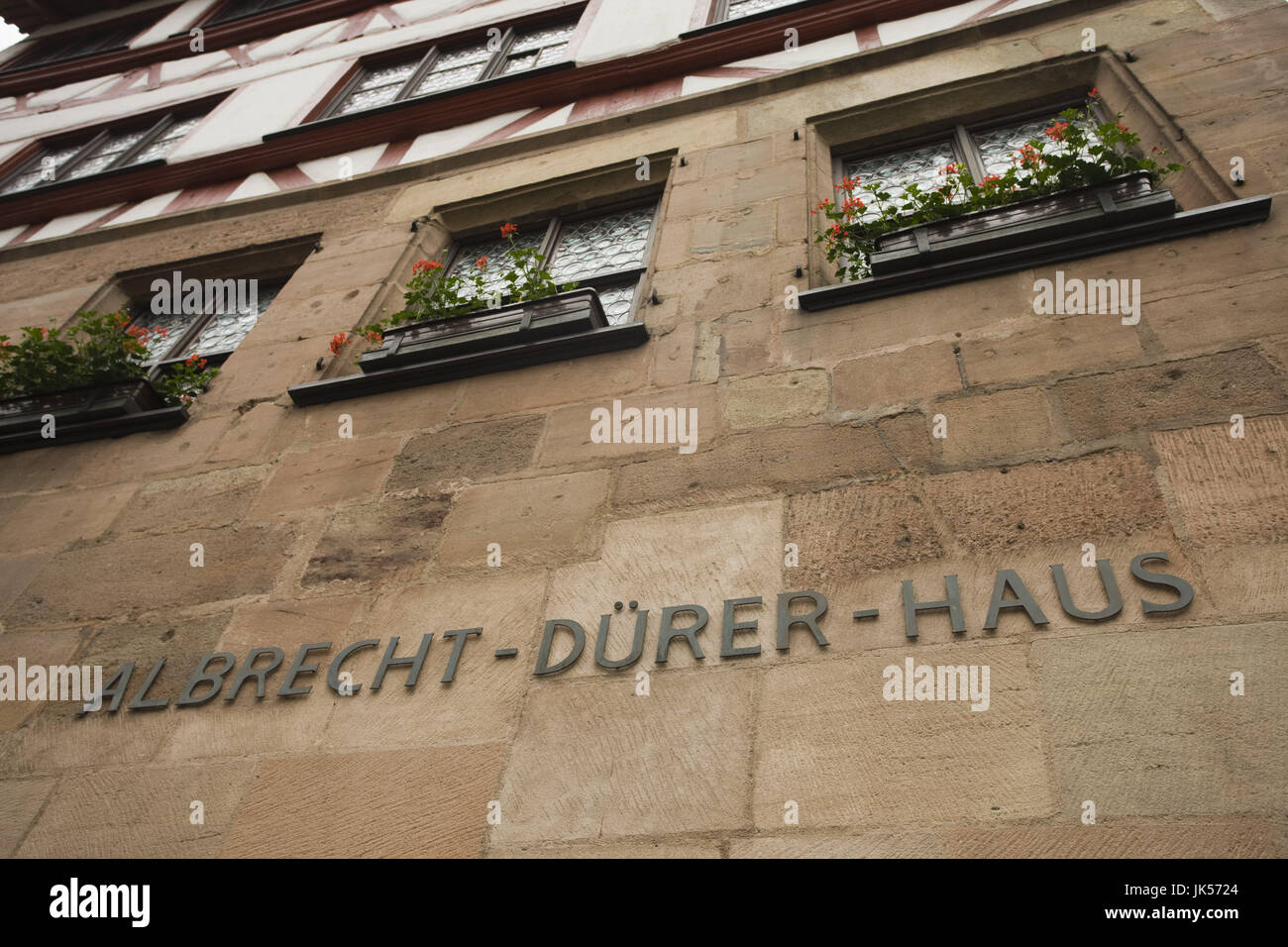 Allemagne, Bavière, Nuremberg, Albrecht Dürer Haus, Tiergärtnerplatz, Banque D'Images