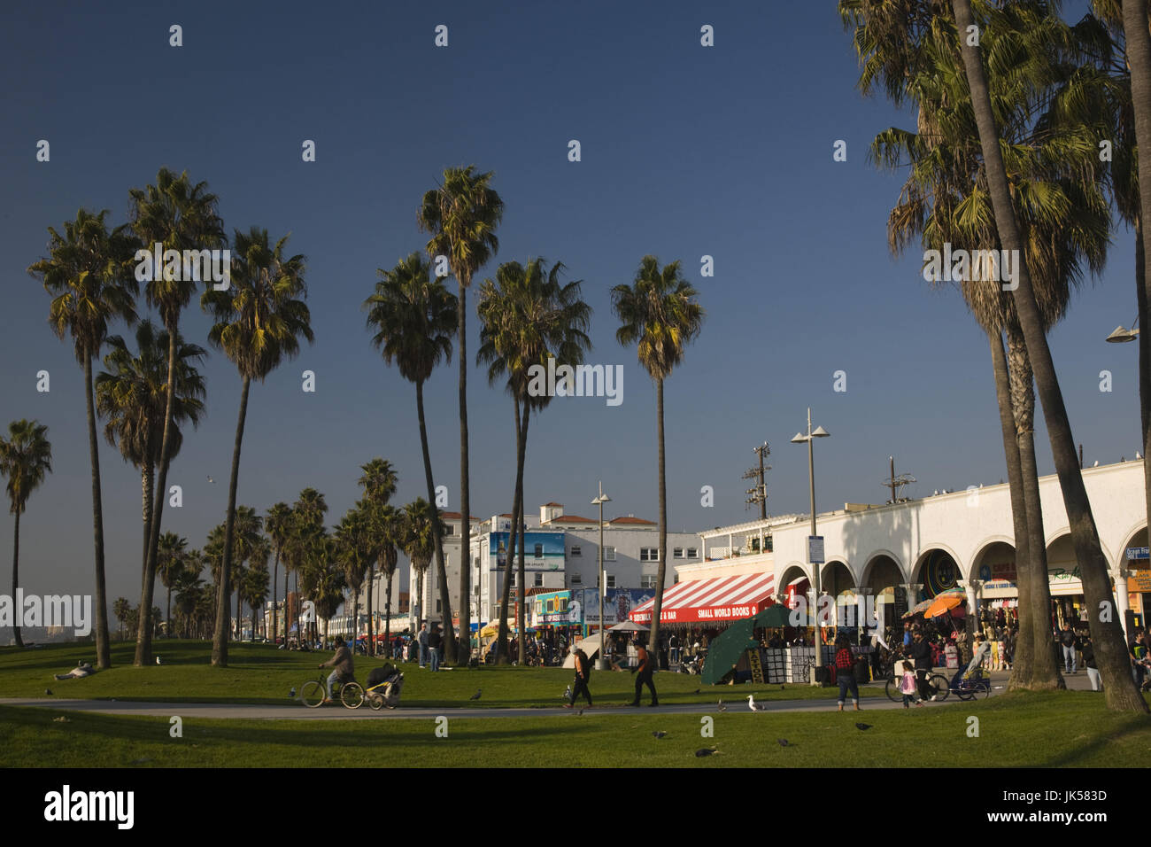 USA, Californie, Los Angeles, Venise, promenade de Venice Banque D'Images