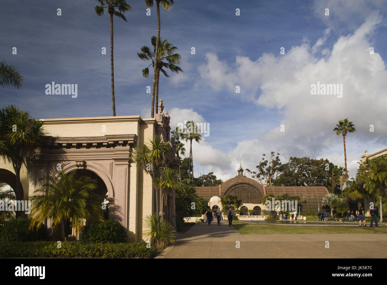 États-unis, Californie, San Diego, Balboa Park, Botanical Building Banque D'Images