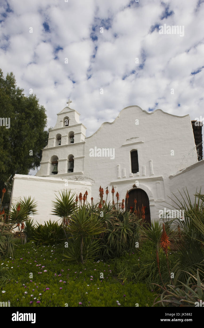 États-unis, Californie, San Diego, Mission San Diego de Alcalá Banque D'Images