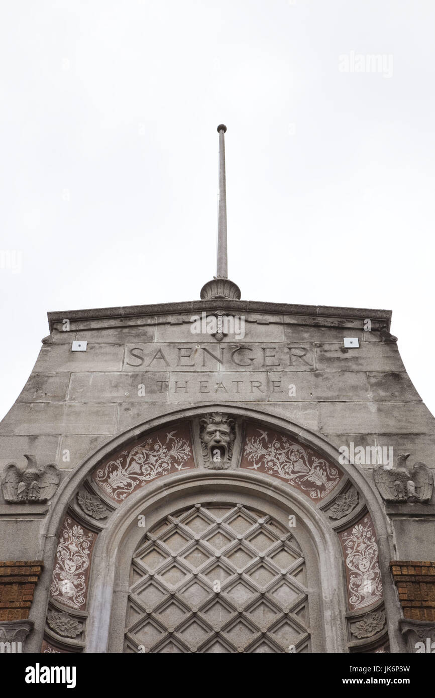 USA, Alabama, Mobile, Théâtre Saenger, détail Banque D'Images