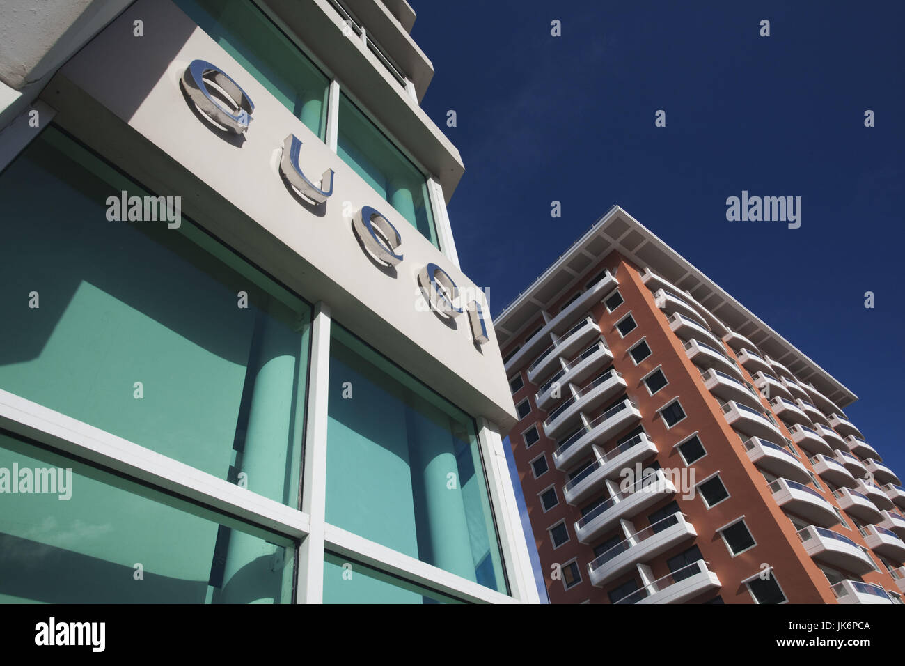 Puerto Rico, San Juan, Condado, Playa la plage de Condado, Gucci shop le long de l'Avenida Ashford Banque D'Images