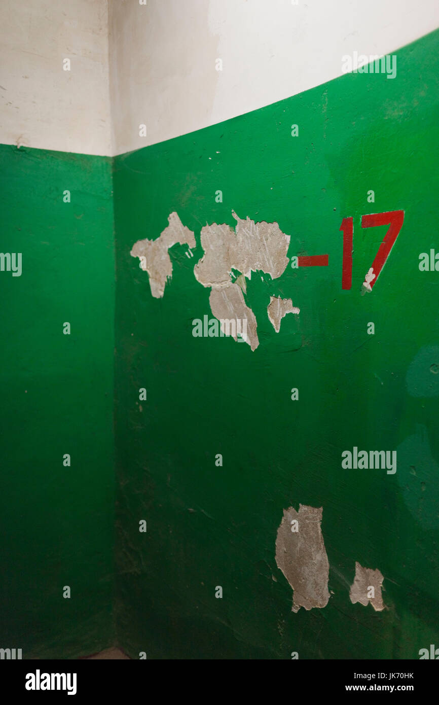 La Russie, de l'oblast de Moscou, Moscou, la région de la Taganka, ZKP Taganski Musée canadien de la guerre froide, de la communication, de l'intérieur bunker souterrain Banque D'Images