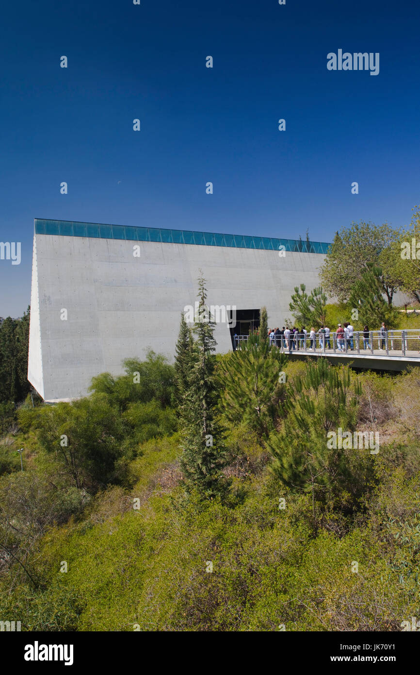 Israël, Jérusalem, le Mont Herzl, Vad Yashem Holocaust Memorial, extérieur Banque D'Images
