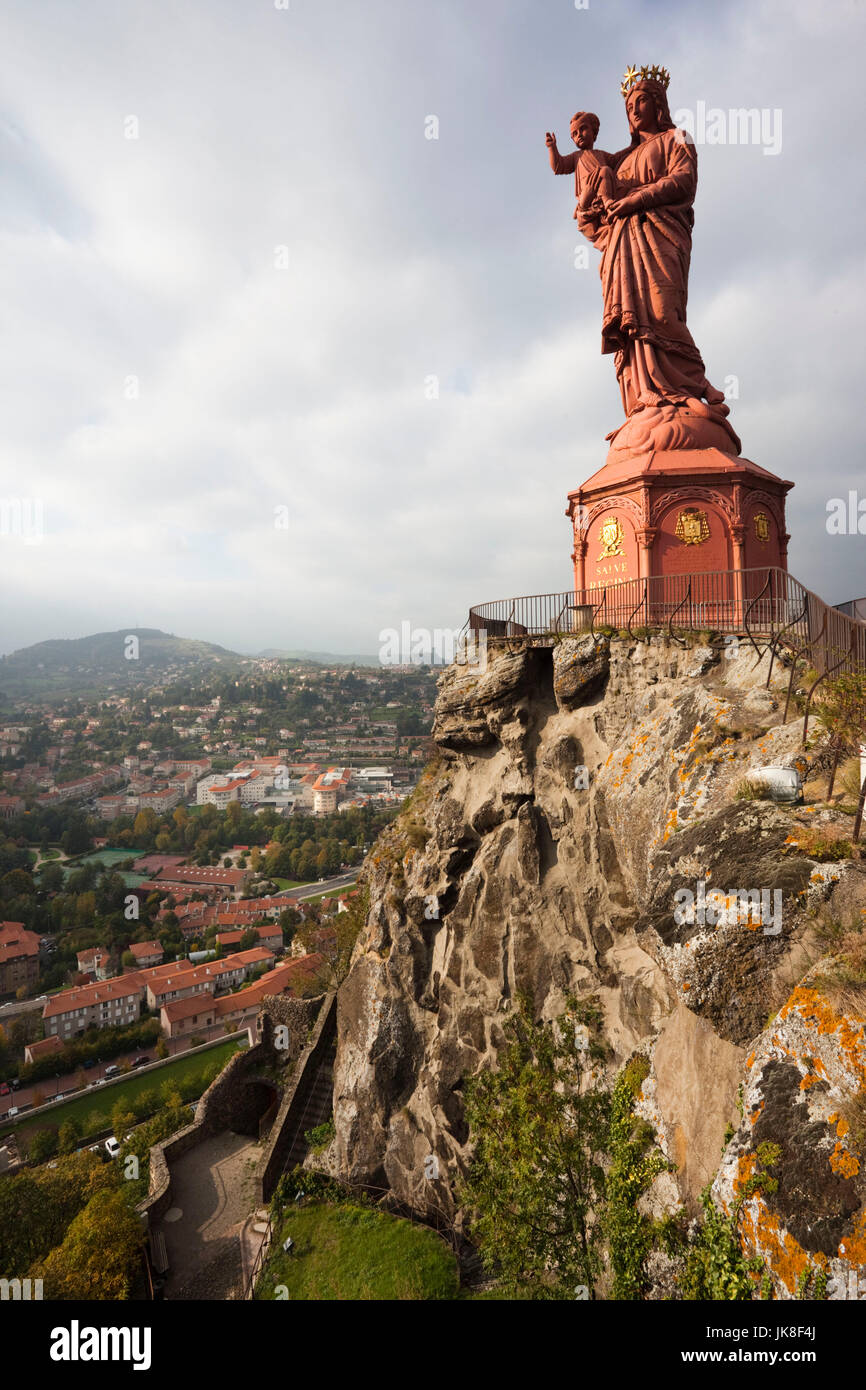 France, Auvergne, HauteLoire, PuyenVelay, le Rocher Corneille, la