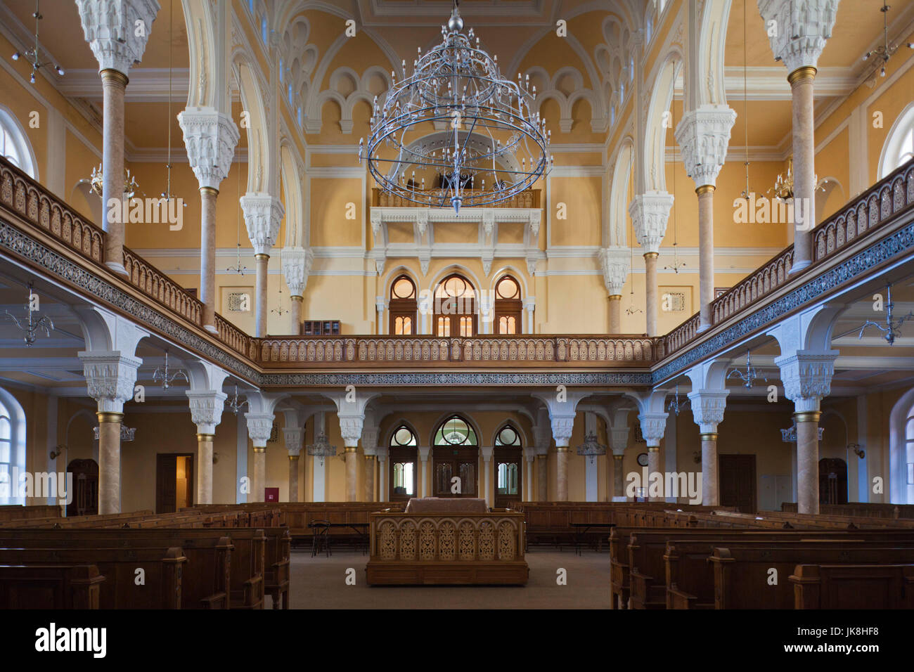 La Russie, Saint-Pétersbourg, Théâtre Mariinski, Grand Choral Synagogue, de l'intérieur Banque D'Images