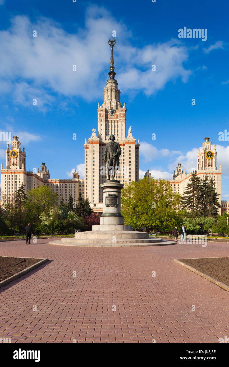 La Russie, de l'oblast de Moscou, Moscou, moineaux-salon, Université d'État de Moscou, MGU Banque D'Images