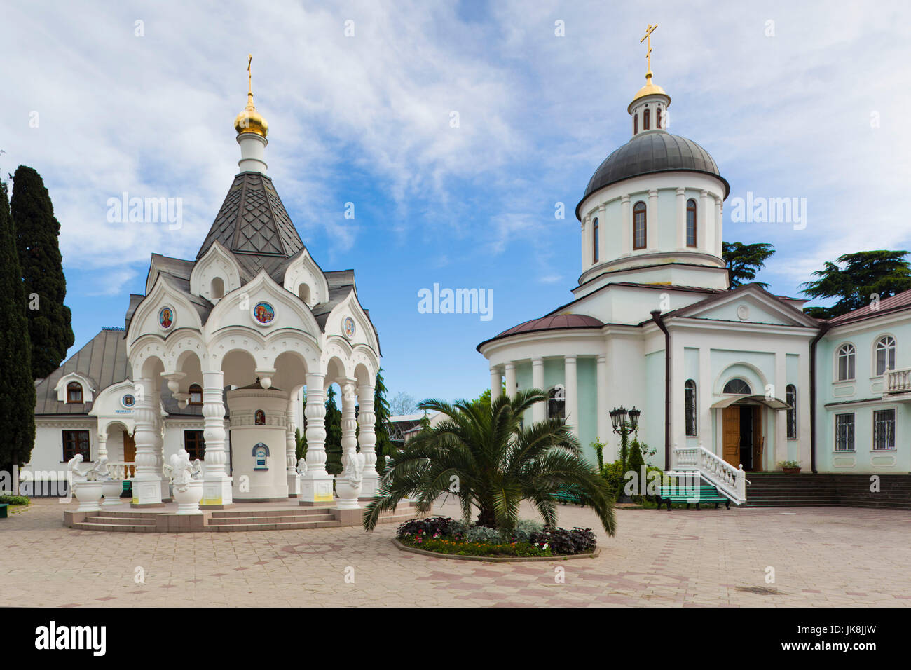 La Russie, de la mer Noire, Sotchi, Église de l'Archange Michael Banque D'Images