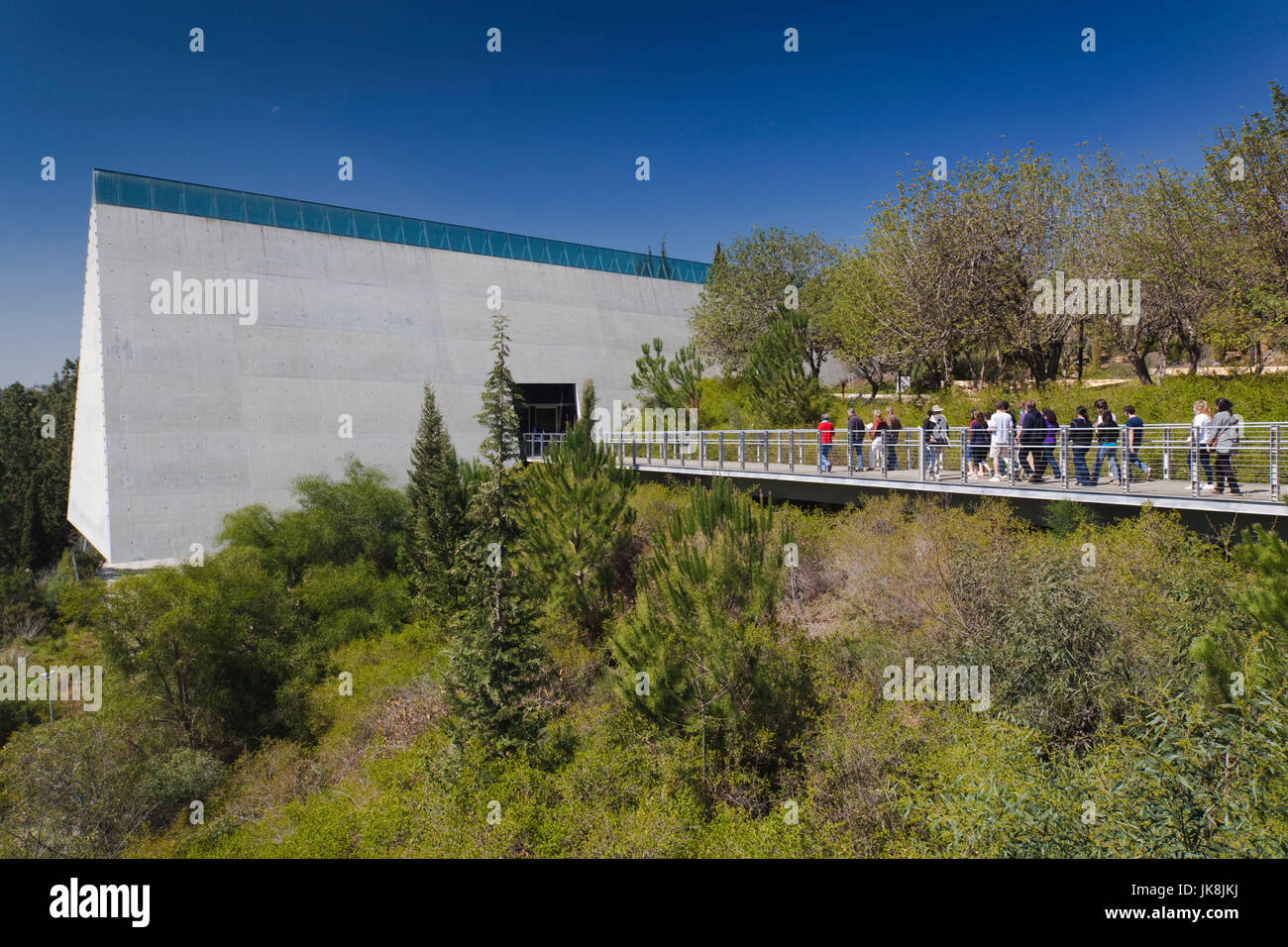 Israël, Jérusalem, le Mont Herzl, Vad Yashem Holocaust Memorial, extérieur Banque D'Images