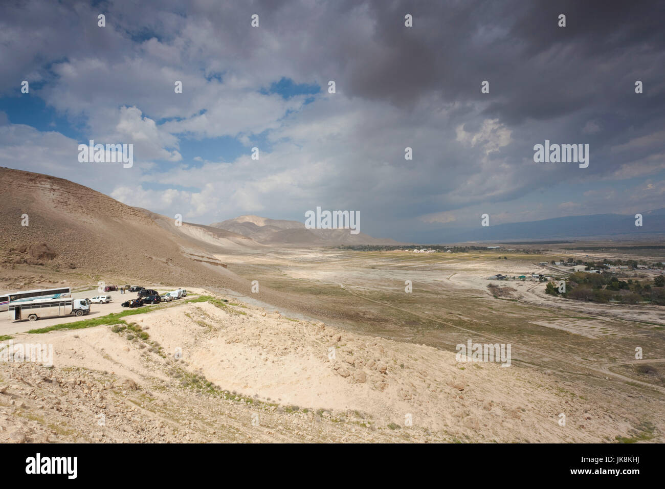 Israël, vallée du Jourdain, en Cisjordanie, en Fasa-Il, vue sur la vallée Banque D'Images