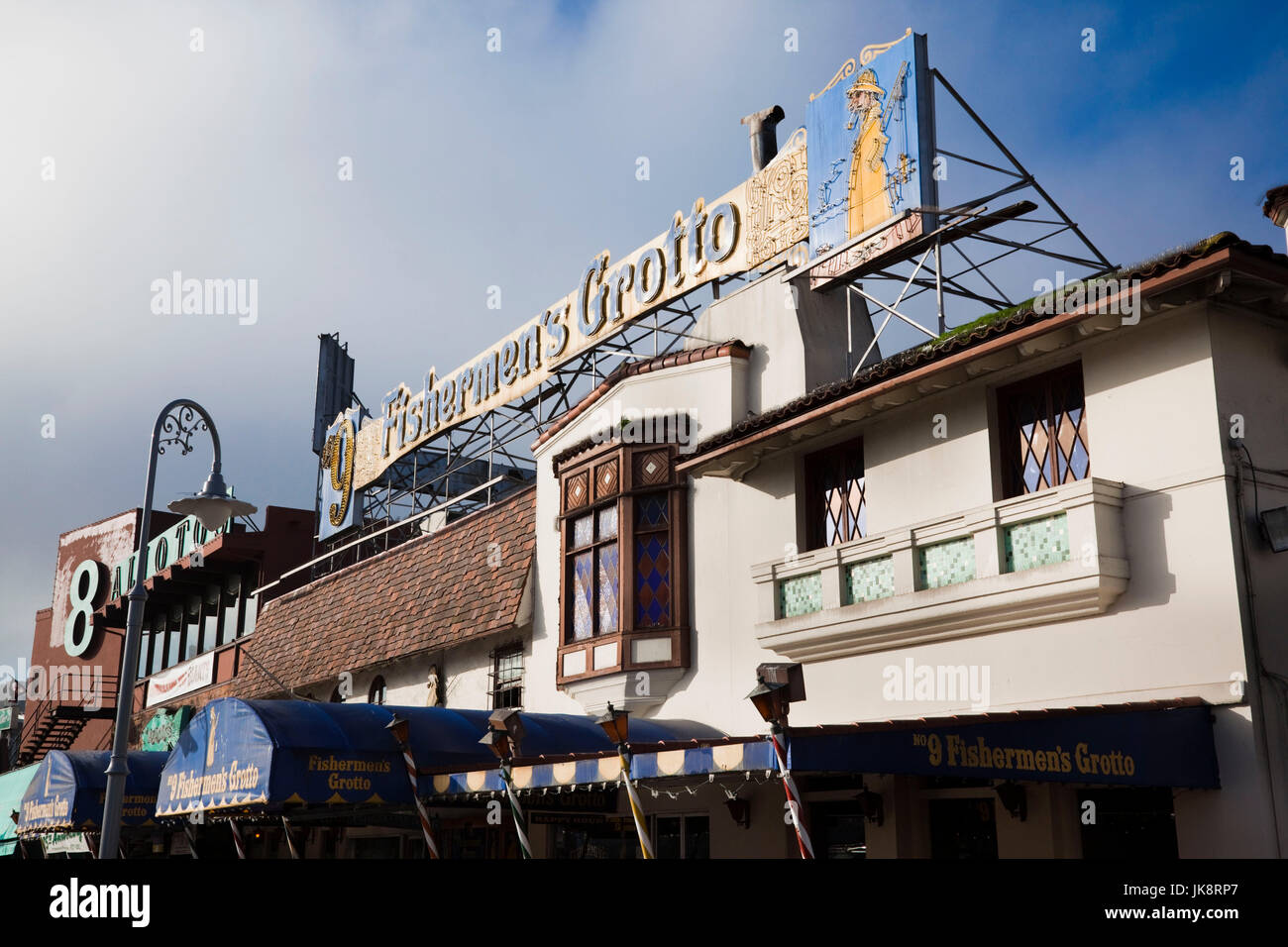 États-unis, Californie, San Francisco, Fisherman's Wharf, Fishermen's Grotto Restaurant Banque D'Images