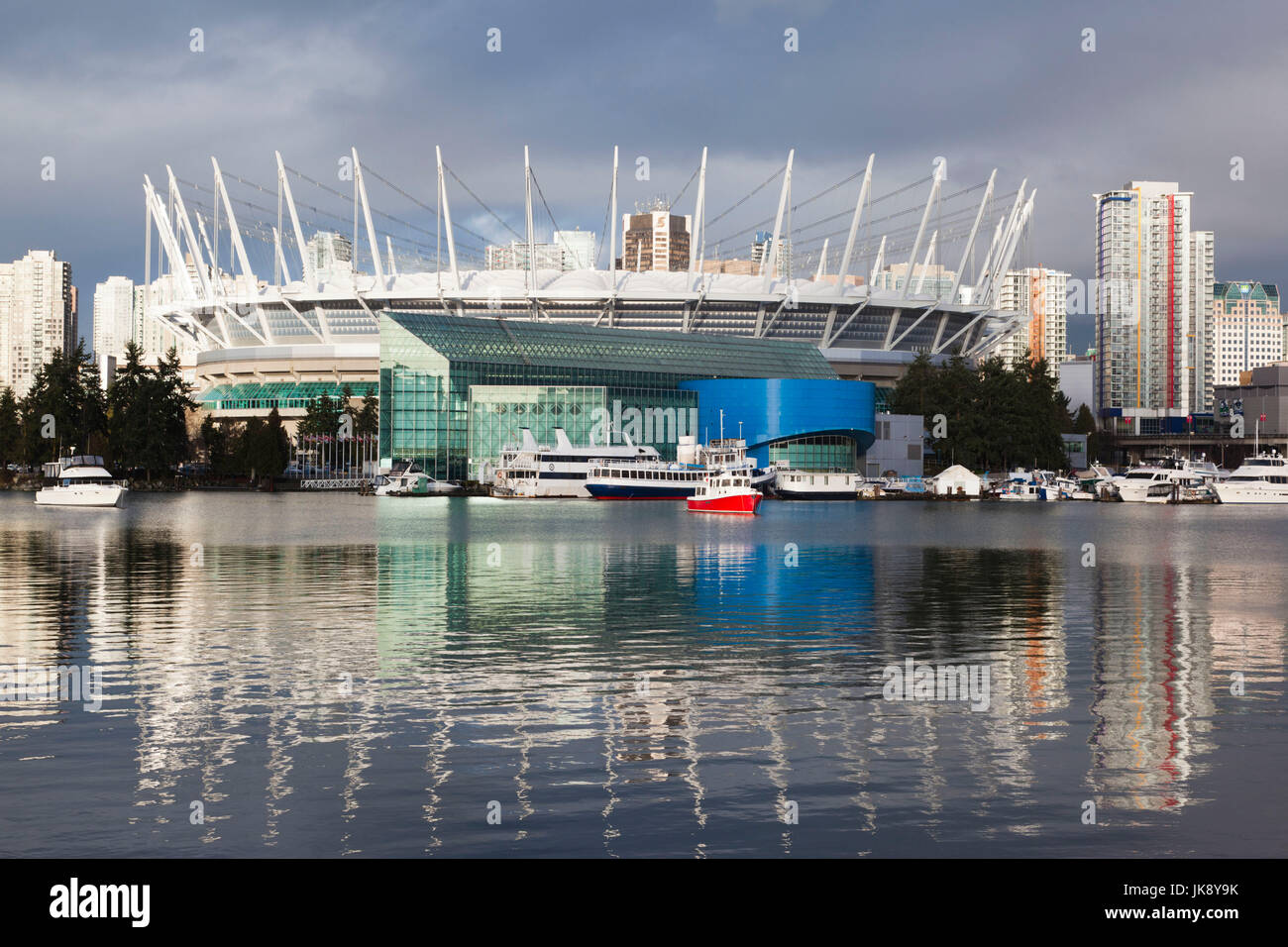 Canada, Colombie-Britannique, Vancouver, BC Place Stadium, matin Banque D'Images