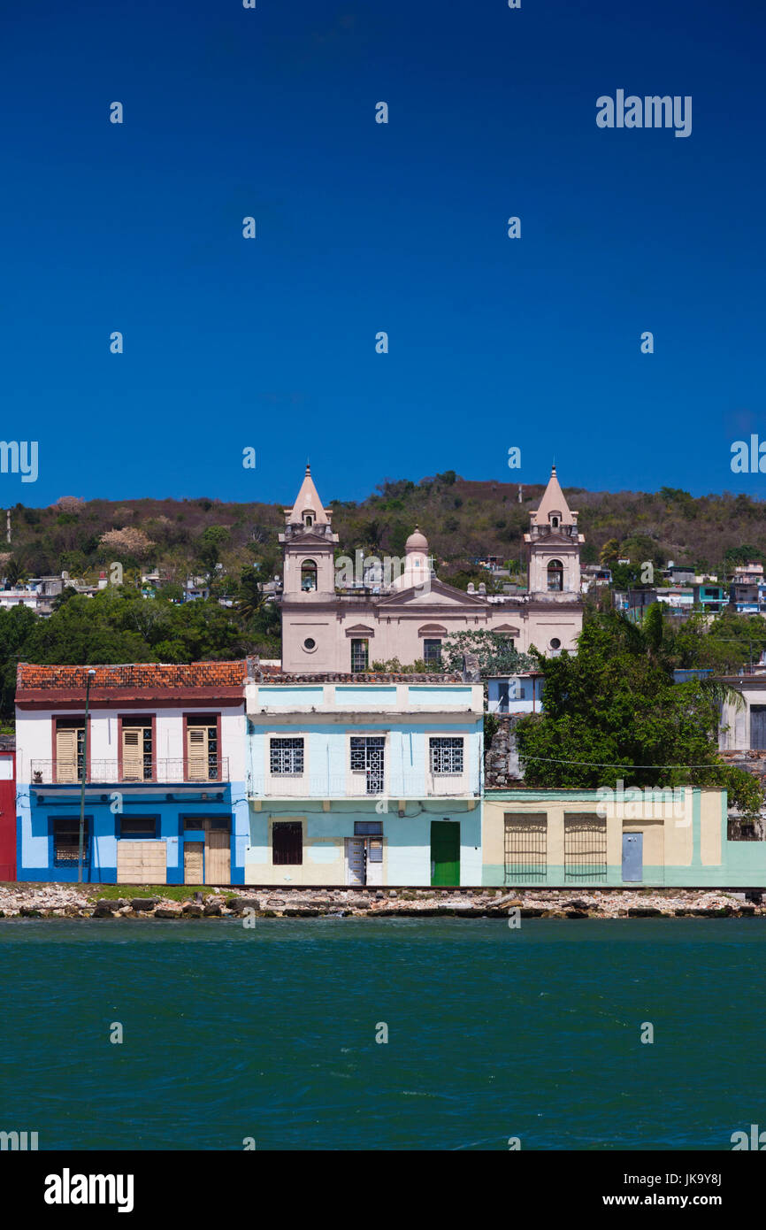 Cuba, province de Matanzas, Matanzas, ville waterfront, Bahia de Matanzas Bay Banque D'Images