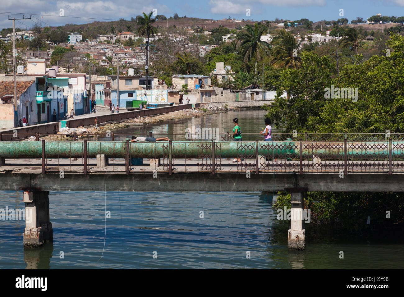 Cuba, province de Matanzas, Matanzas, Puente de la Concordia bridge Banque D'Images