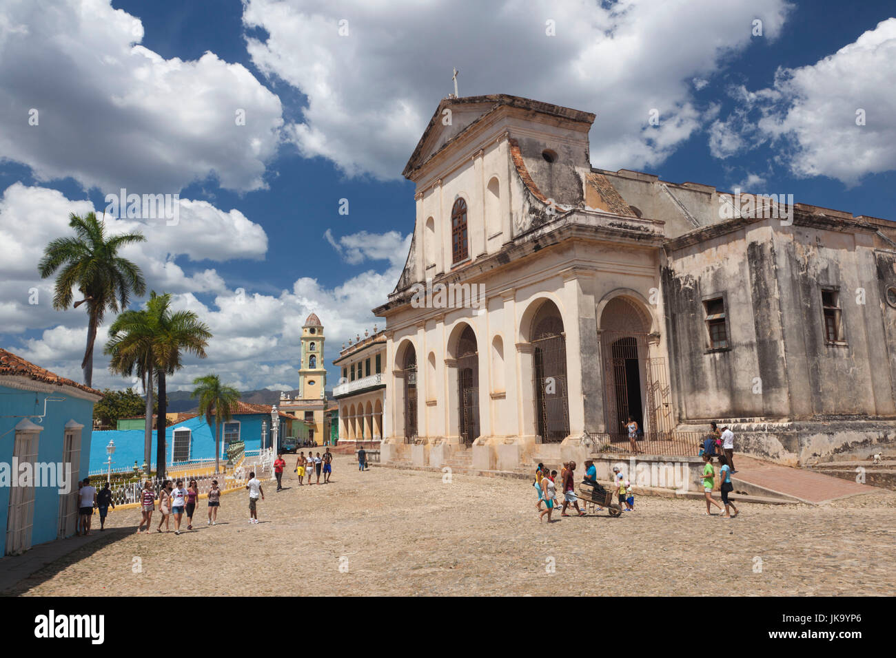 La province de Sancti Spiritus, Cuba, Trinidad, l'Iglesia Parroquial de la Santisima Trinidad, Holy Trinity Church Banque D'Images