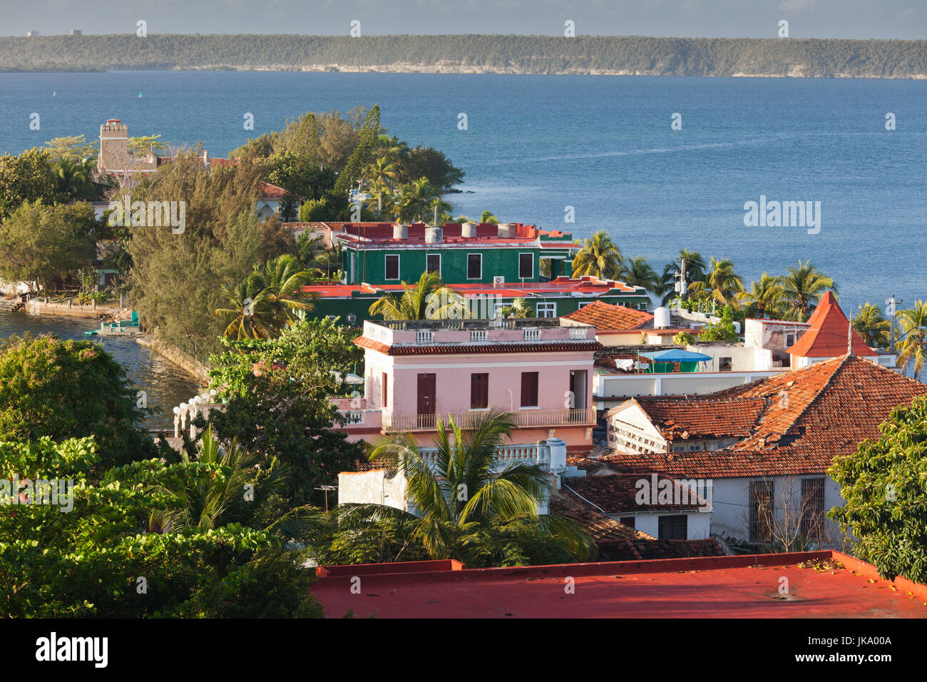 Cuba, Cienfuegos, Cienfuegos Province, Punta Gorda, view point de Punta Gorda Banque D'Images