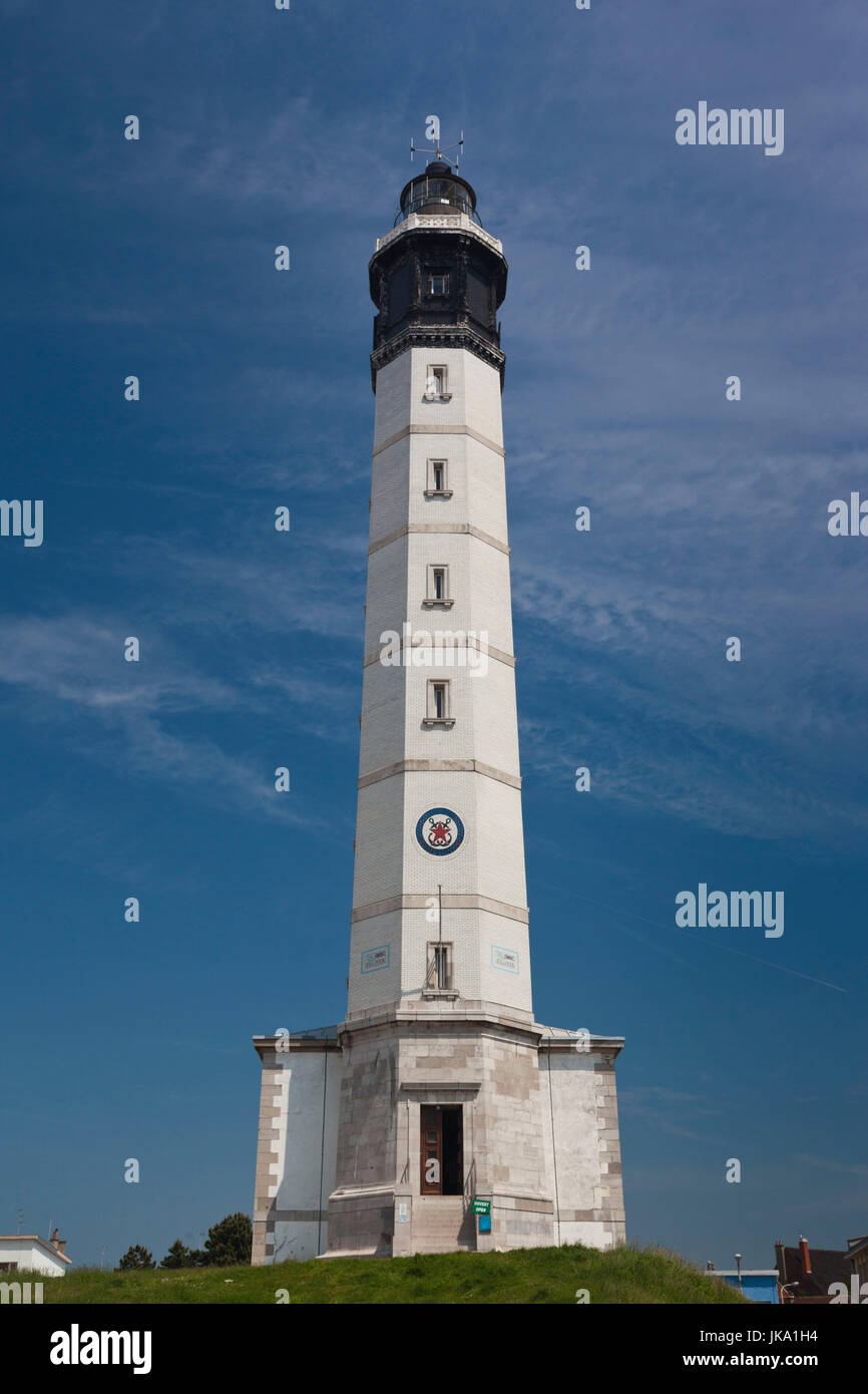 France, Nord-Pas de Calais, Pas de Calais, Calais, Lighthouse, extérieur Banque D'Images