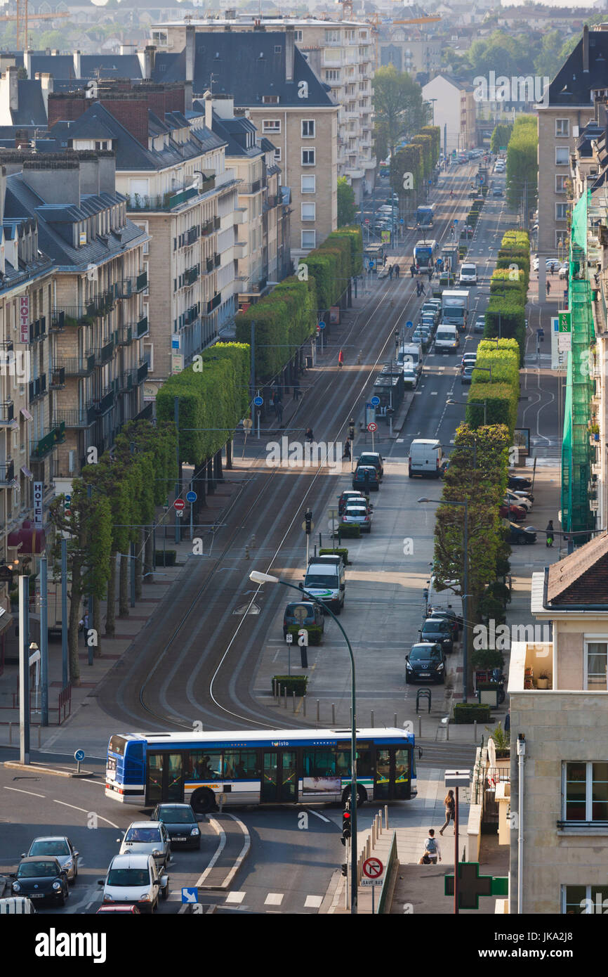 France, Normandie, Calvados, Caen, augmentation de la vue sur la ville