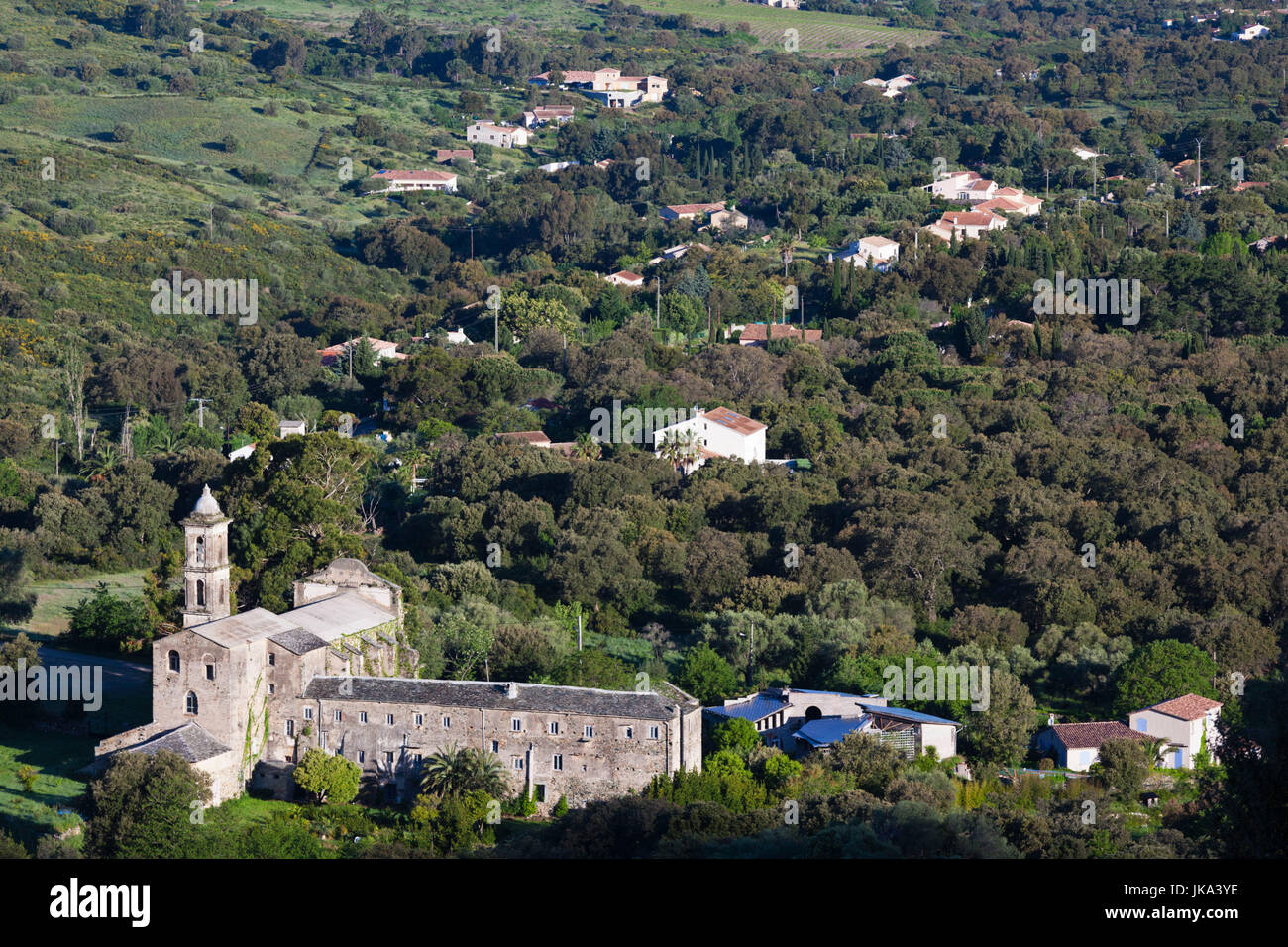 France, Corse, Haute-Corse, le ministère de la région du Nebbio, Oletta, Monastère Ste-anne Banque D'Images