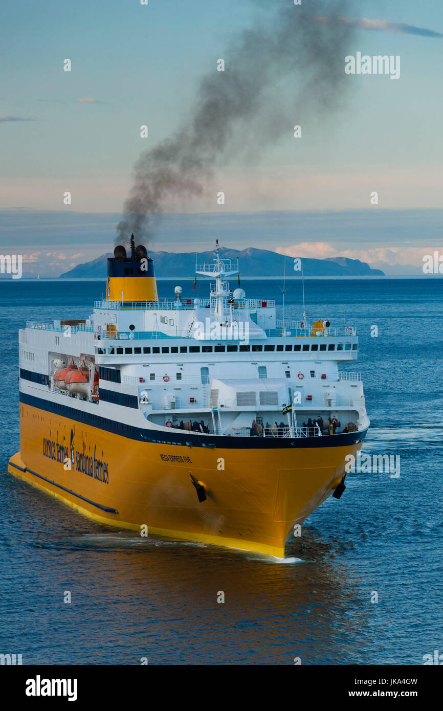 France, Corse, Haute-Corse Ministère, Le Cap Corse, Bastia, Corse Ferry Banque D'Images