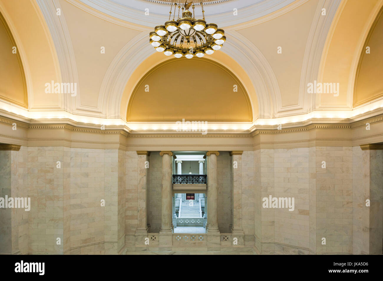 USA, de l'Arkansas, Little Rock, Arkansas State Capitol, inteior Banque D'Images