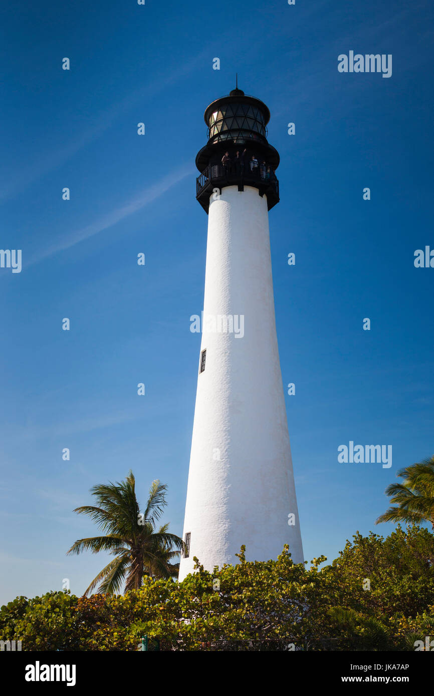 USA, Florida, Miami, Key Biscayne, Floride Bill Baggs Cape Florida State Park, le phare Banque D'Images