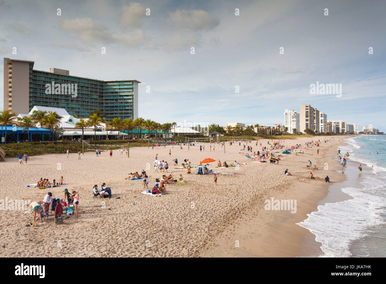 USA (Floride), Deerfield Beach, vue sur plage Banque D'Images USA (Floride), Deerfield Beach, vue sur plage Banque D'Images