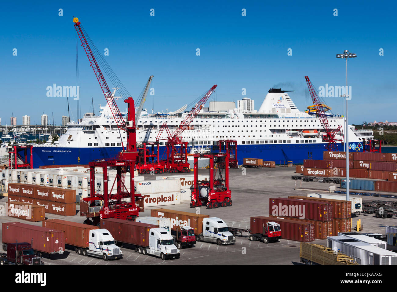 USA, Floride, Riviera Beach, Port de Palm Beach sommaire Banque D'Images