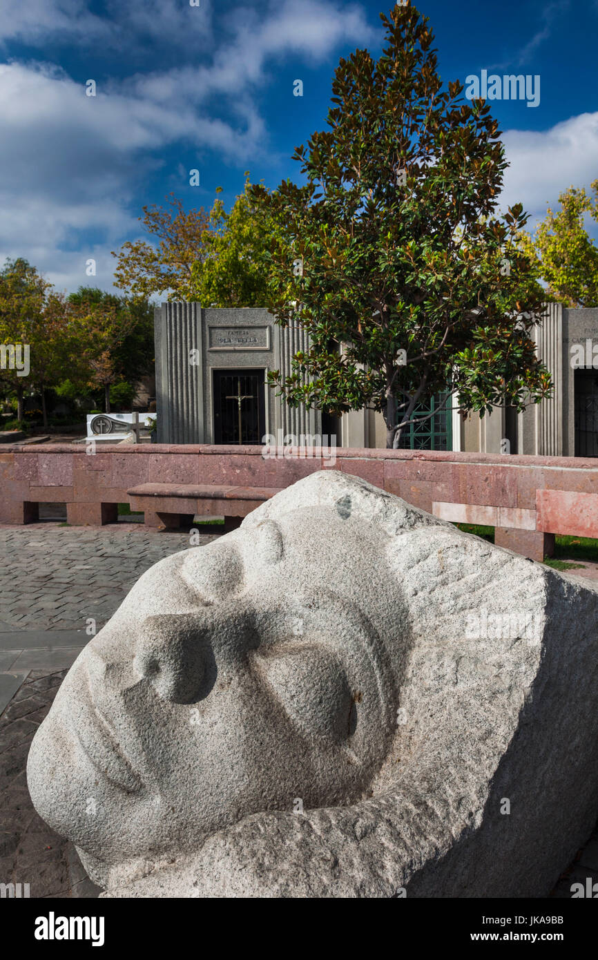 Le Chili, Santiago, Cementerio général cimetière, monument aux victimes de la dictature de Pinochet Banque D'Images