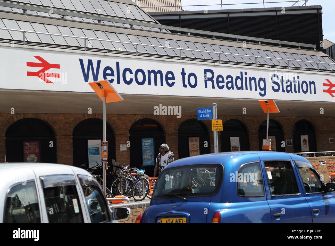 La gare de Reading, Berkshire, Royaume-Uni Banque D'Images