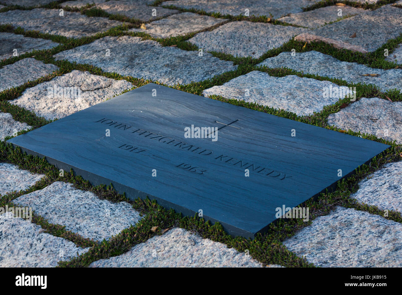 USA, Virginie, Arlington, Arlington National Cemetery, tombe de l'ancien président américain John Fitzgerald Kennedy Banque D'Images