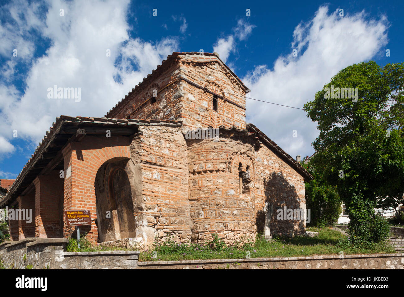 La Grèce, Macédoine occidentale Région, Kastoria, Mitropoleos Taxiarches, construite en l'ixe siècle, extérieur Banque D'Images
