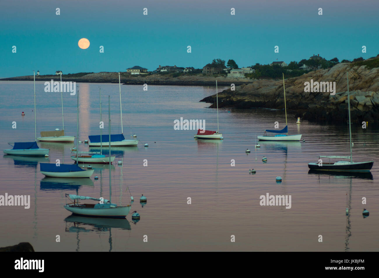 USA, Massachusetts, Cape Ann, Rockport, Rockport Harbor, les phases Banque D'Images