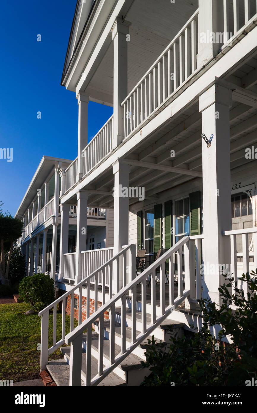 USA, North Carolina, Beaufort, le quartier historique maison Banque D'Images