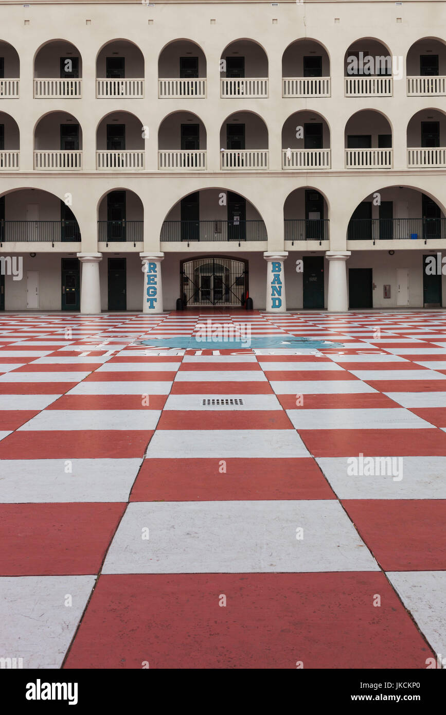 USA, Caroline du Sud, Charleston, La Citadelle, Collège militaire, résidence hall Banque D'Images