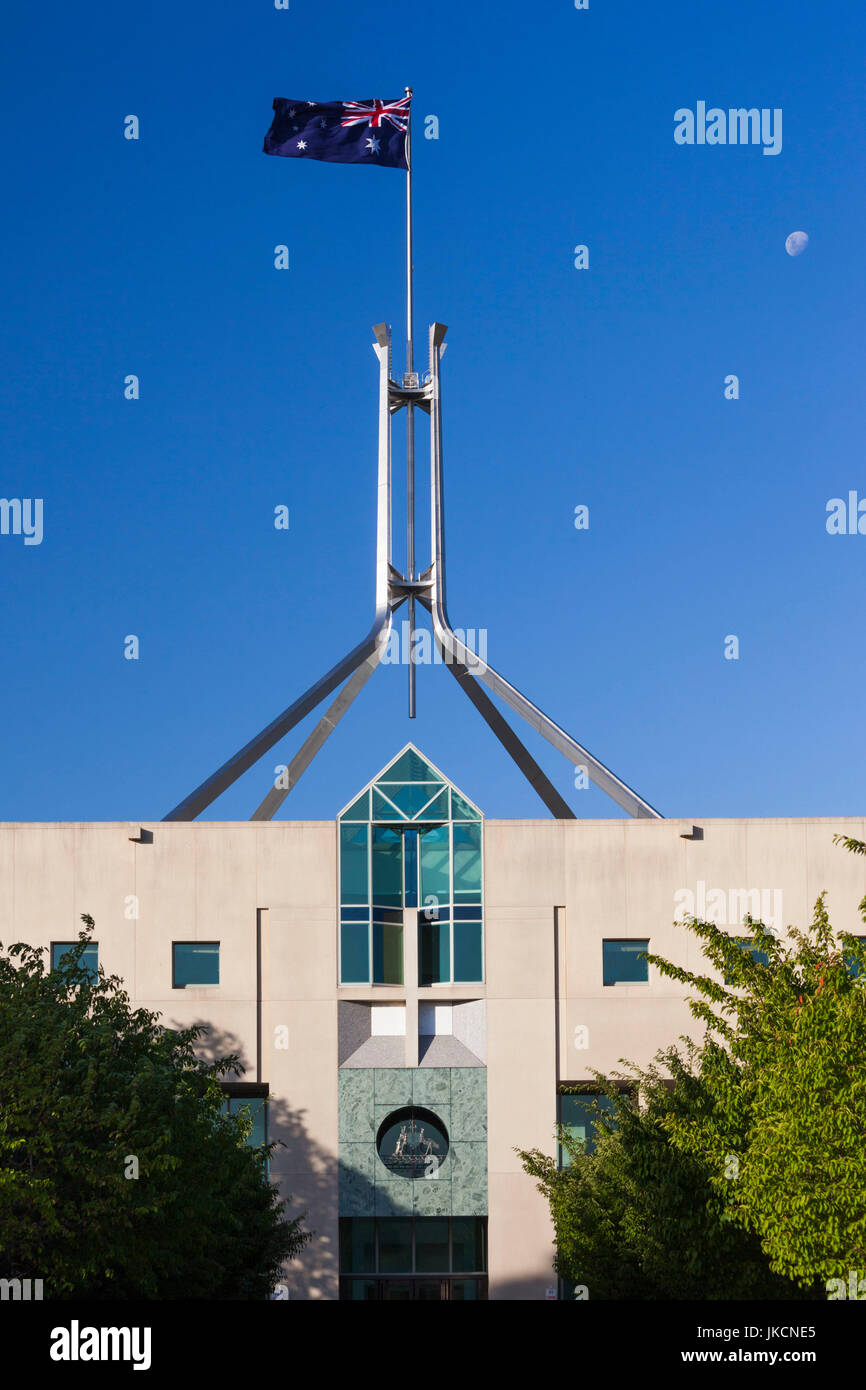 L'Australie, Territoire de la capitale australienne, Canberra, ACT, La Maison du Parlement, jour Banque D'Images