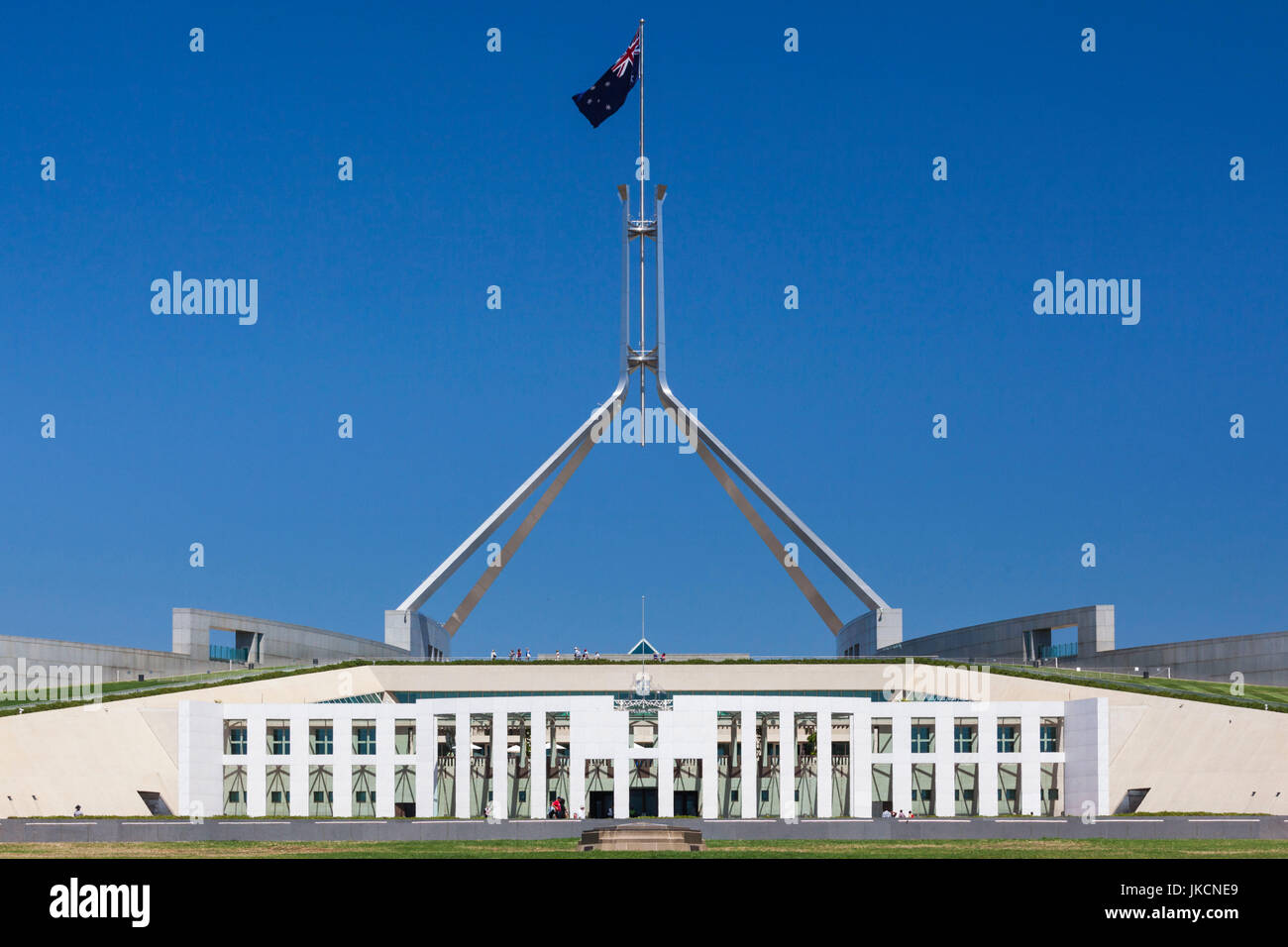 L'Australie, Territoire de la capitale australienne, Canberra, ACT, La Maison du Parlement, jour Banque D'Images