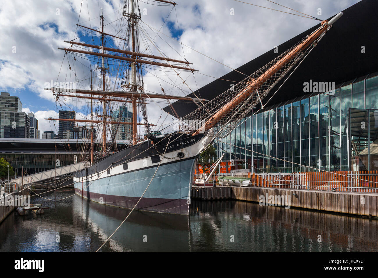 L'Australie, Victoria, Melbourne, VIC, quai sud, Polly Woodside Maritime Museum Ship Banque D'Images