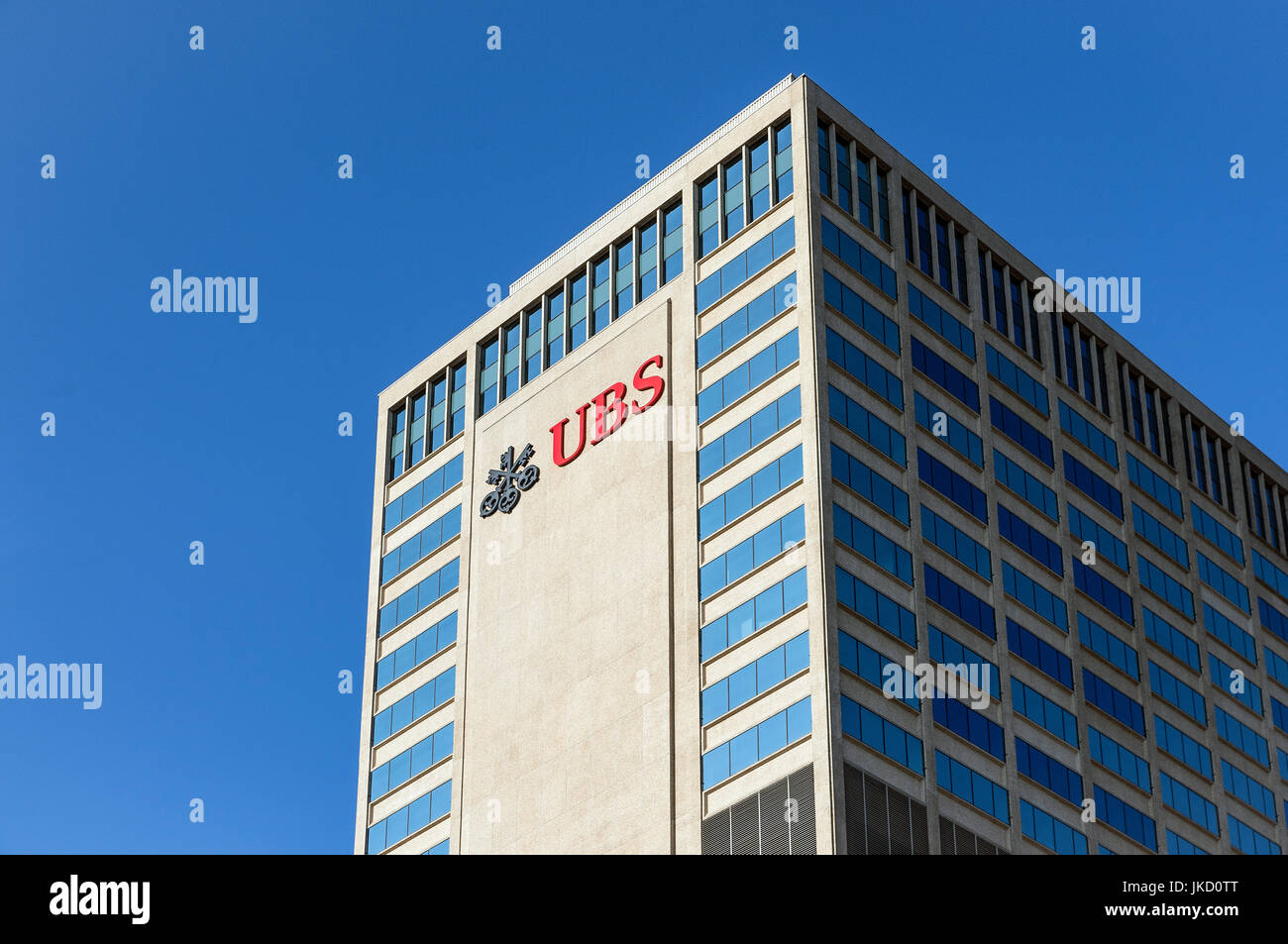 Société de services financiers UBS office building, Nashville, Tennessee, USA. Banque D'Images