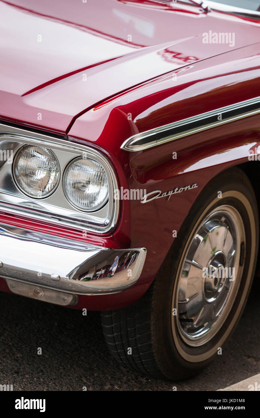L'Australie, l'ouest de l'Australie, le sud-ouest, Nannup, détail des années 60, voiture Studebaker Daytona Banque D'Images