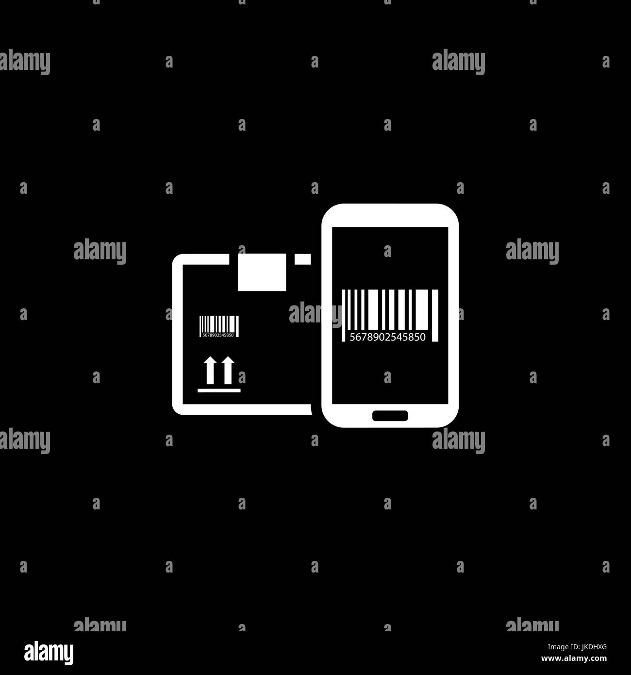 L'icône des services de suivi de mobiles. Modèle plat. Illustration de Vecteur
