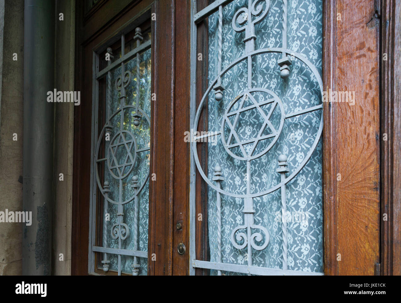 La Roumanie, la région de la Bucovine, Suceava, Gah Synagogue, extérieur Banque D'Images