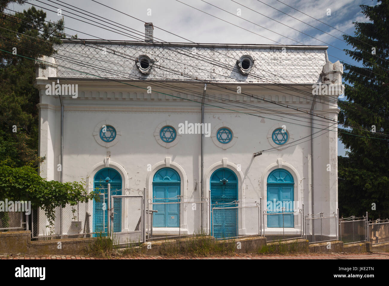 Roumanie, région de Moldova, Piatra Neamt, Bal Shem Tov Synagogue, extérieur Banque D'Images