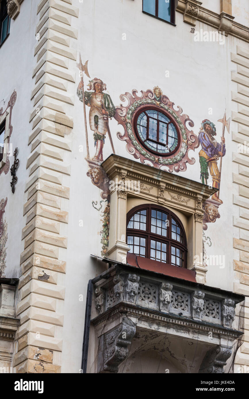 La Roumanie, la Transylvanie, le château de Peles de Sinaia, construit, 1875-1914 Banque D'Images