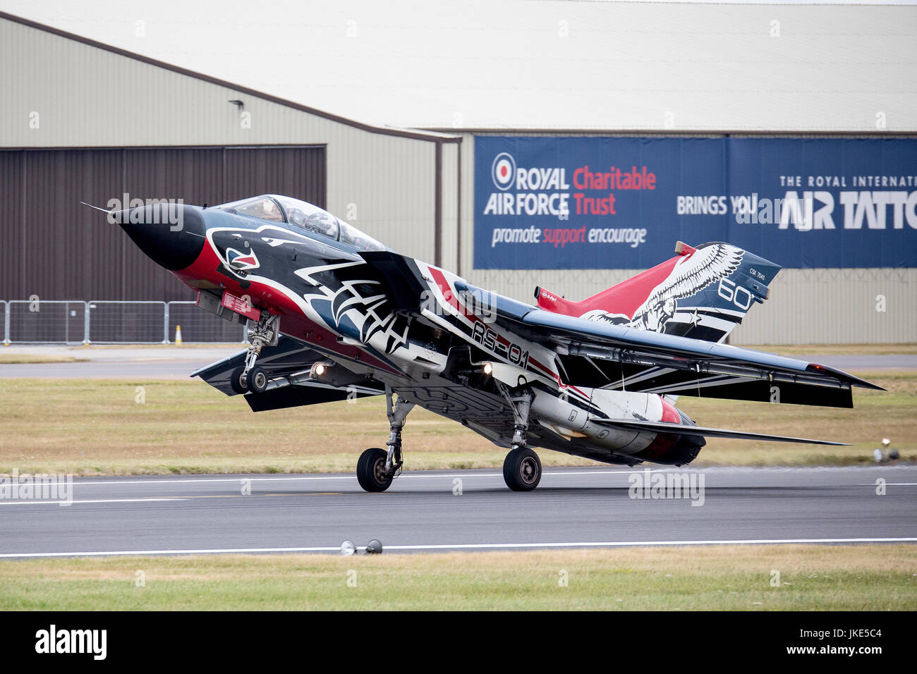 Un italien un Panavia Tornado-200a, à l'atterrissage à riat 2017 Banque D'Images