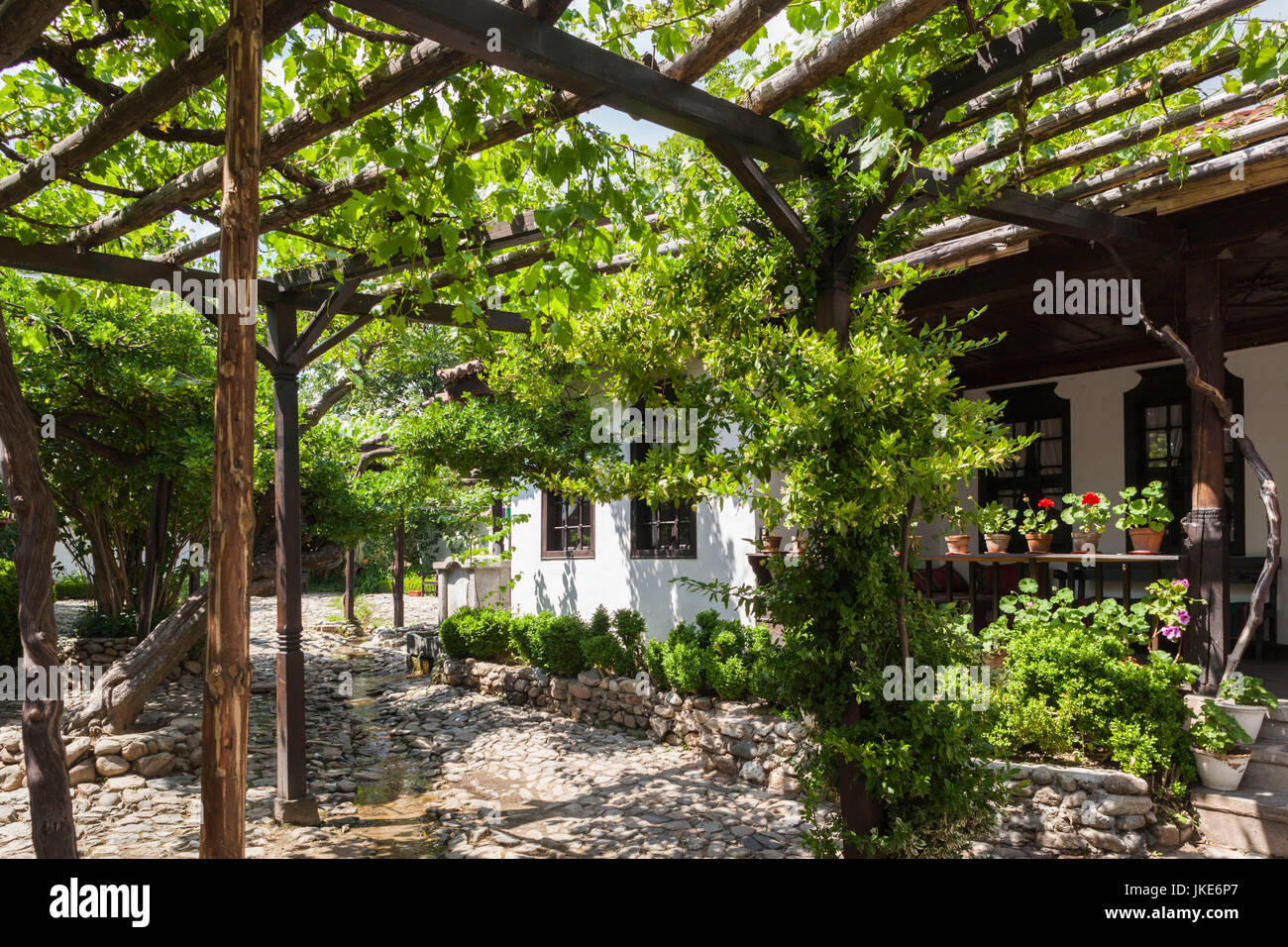 La Bulgarie, montagnes centrales, Sopot, maison d'enfance d'Ivan Vazov, écrivain le plus célèbre de la Bulgarie, extérieur Banque D'Images