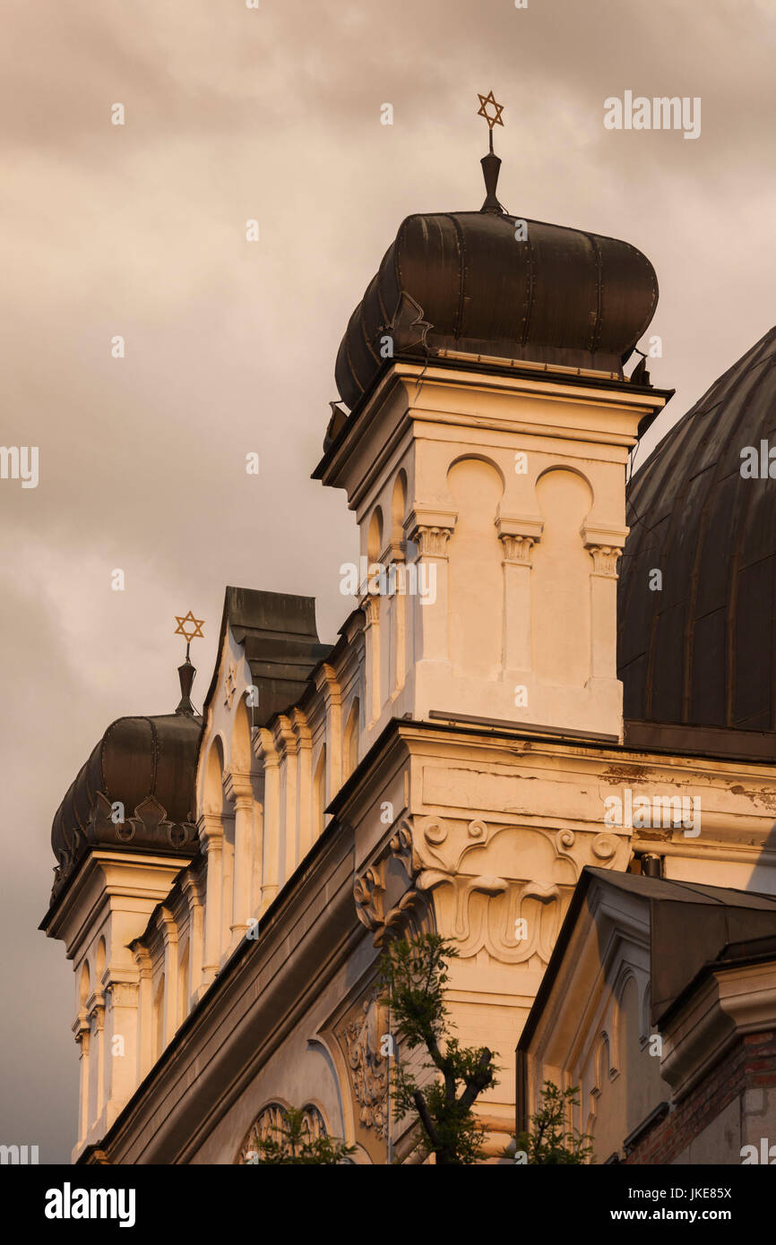 Bulgarie, Sofia, Sofia synagogue, construite 1909, deuxième plus grande synagogue sépharade en Europe, extérieur Banque D'Images