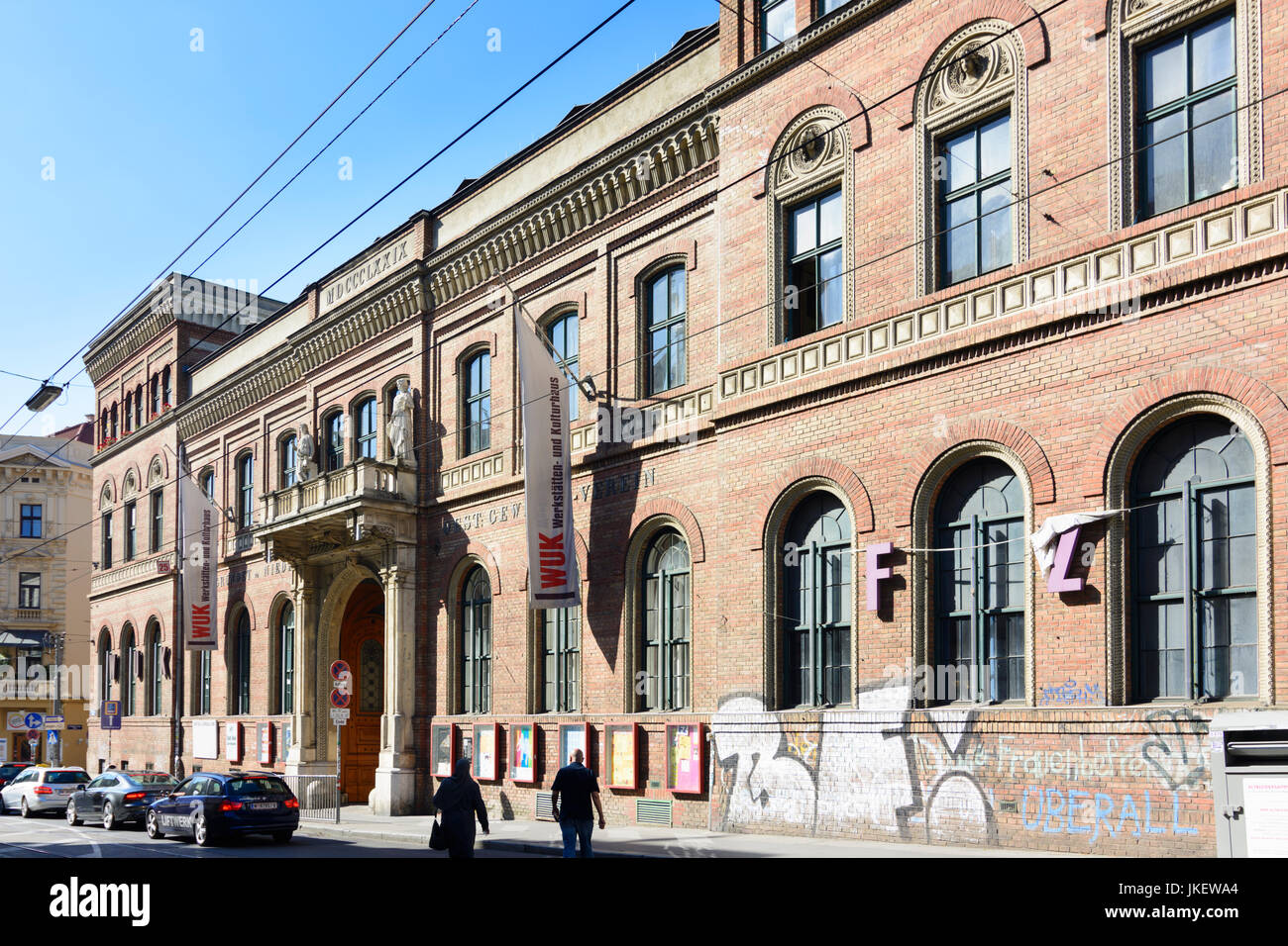 WUK Kulturzentrum (Centre des arts), Wien, Vienne, 09. Alsergrund, Wien, Autriche Banque D'Images