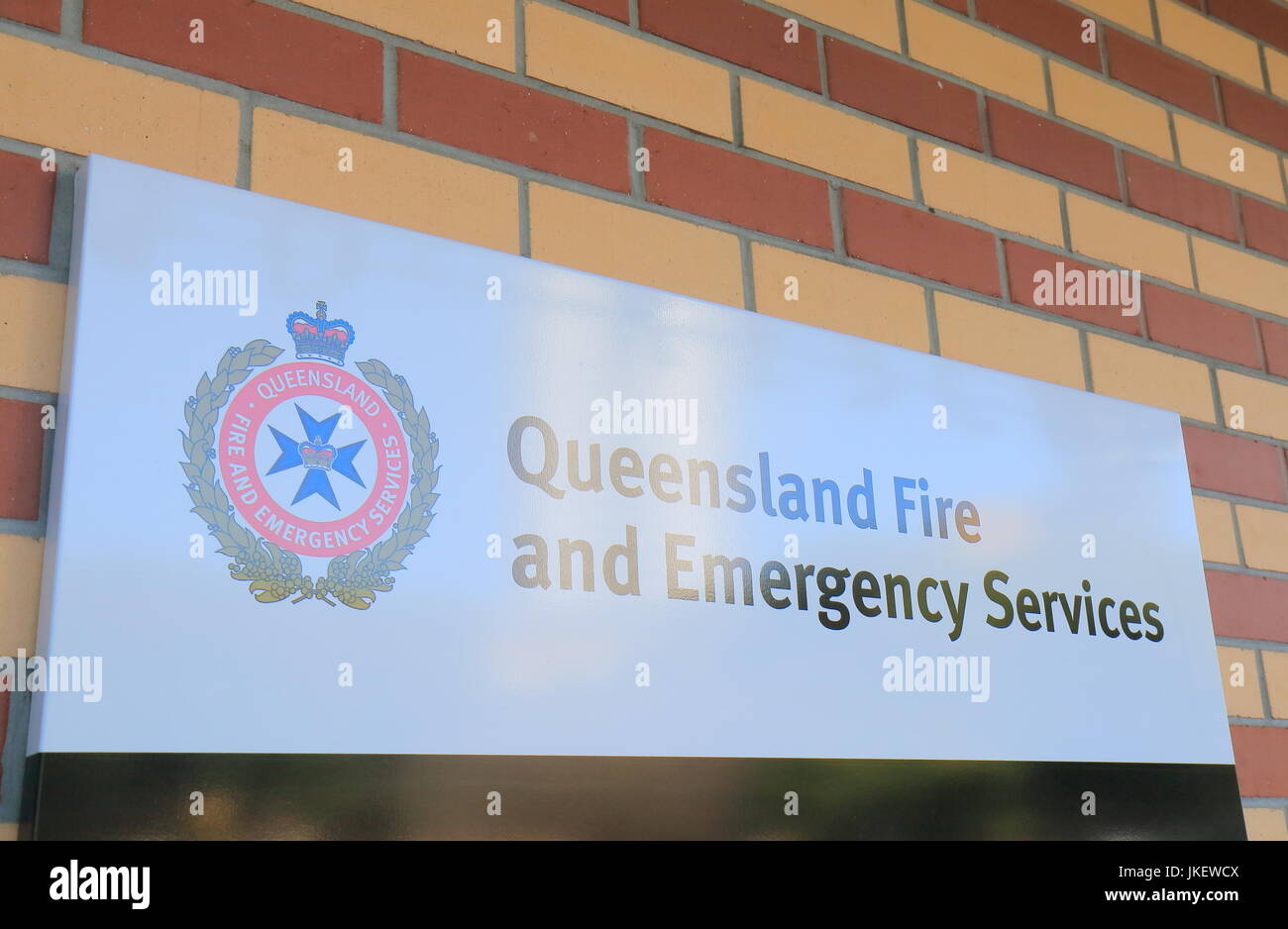 Services d'incendie et d'urgence du Queensland à Brisbane en Australie. Services d'incendie et d'urgence du Queensland est le principal fournisseur de services d'incendie et d'urgence Banque D'Images